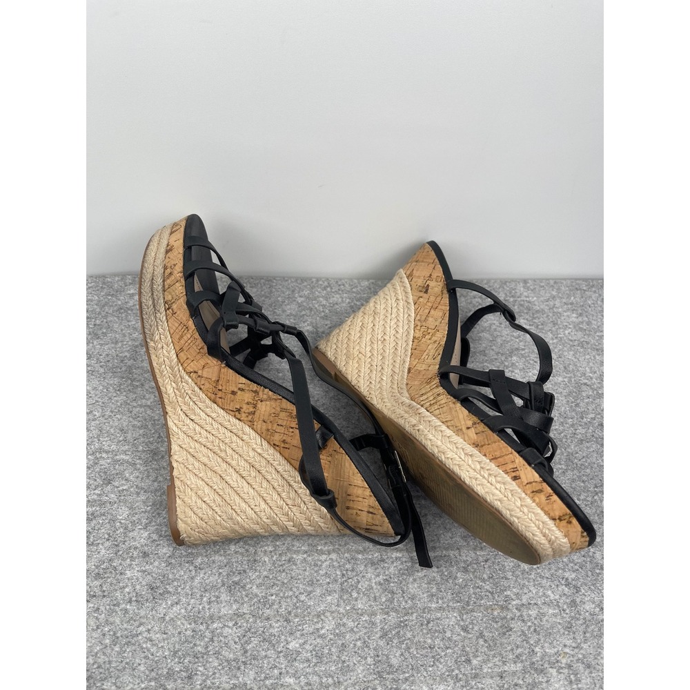 Charles by Charles David Espadrille wedge high heels, black, women's size 8.5 - Picture 5 of 14